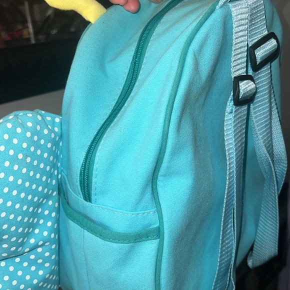 Little Critters Backpack PERSONALIZED Embroidered “BRANDY” Blue Butterfly - Picture 4 of 9